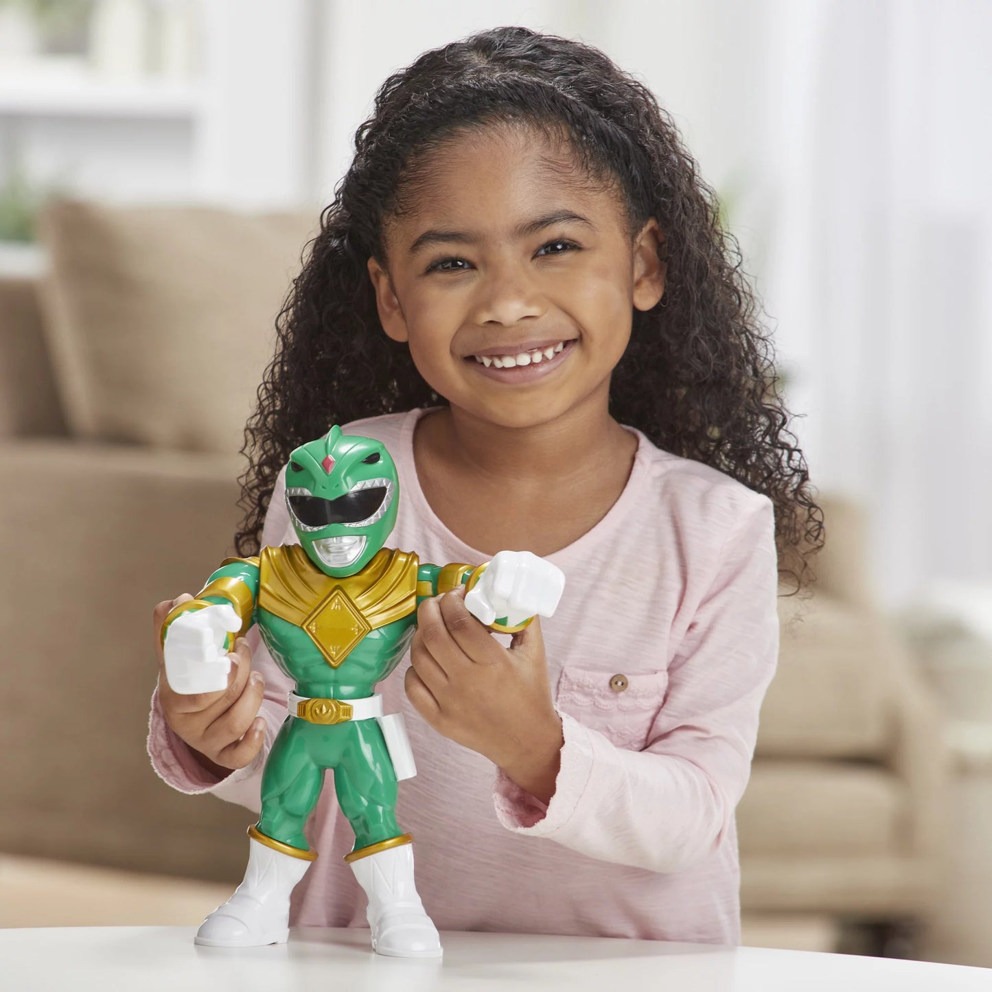 Playskool Heroes Mega Mighties Power Rangers Green Ranger Action Figure