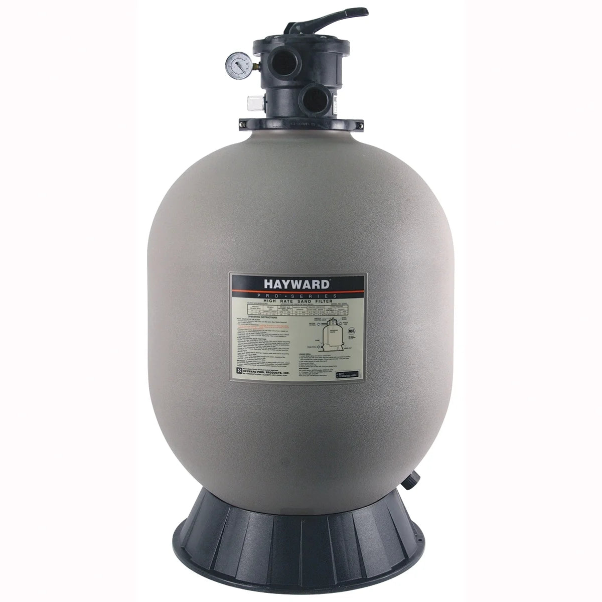 Hayward W3Size244T 24" Pro Sizeeries Sizeand Pool Filter with Top Mount Valve