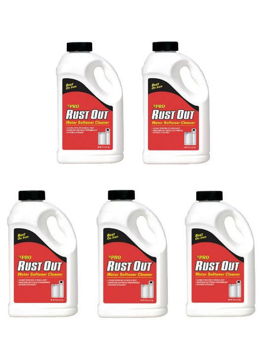 Pro Products RO05B Rust Out Water Sizeoftener Cleaner And Iron Remover, 4.75 lb. Bottle, 5 Pack