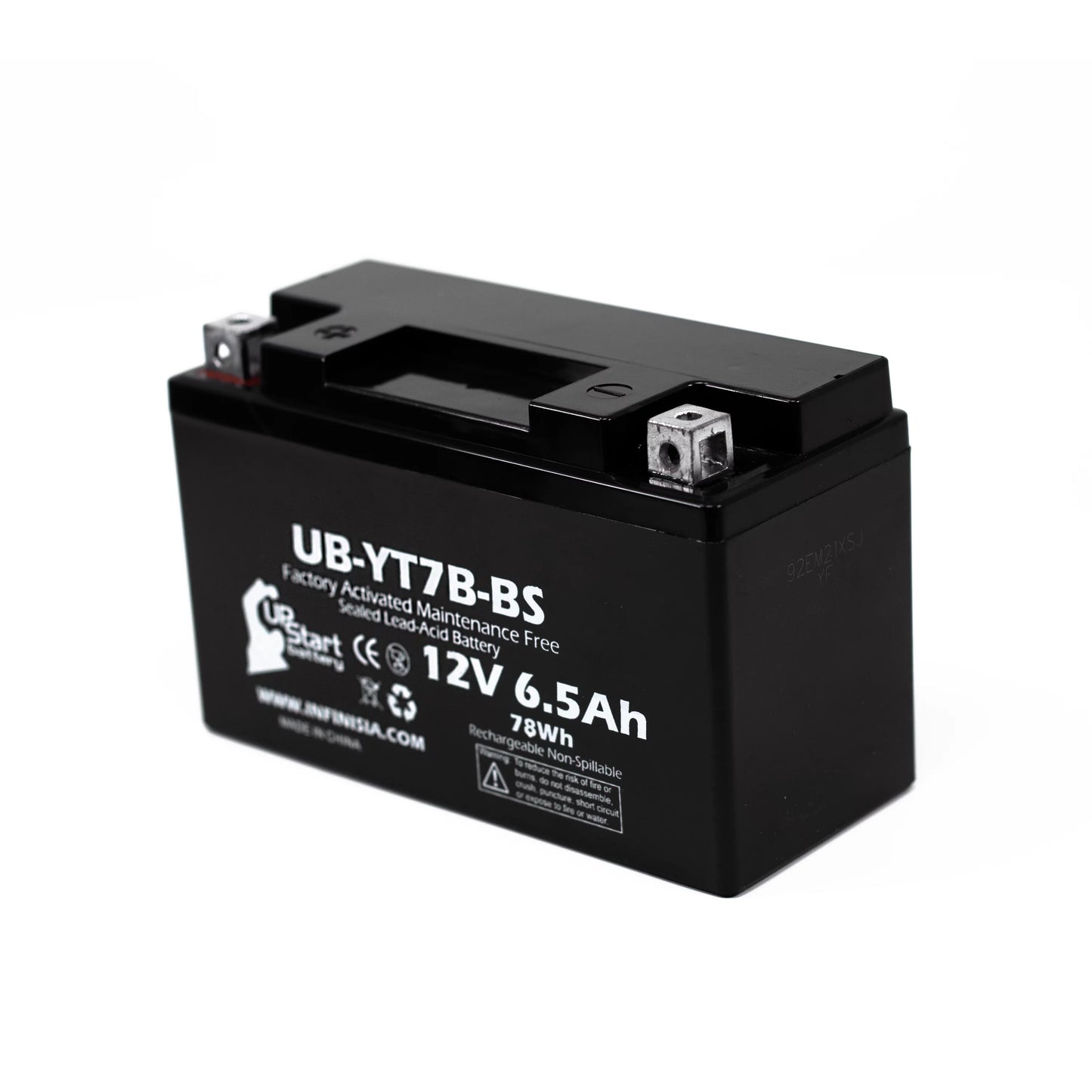 2-Pack Replacement 2012 Bombardier (Can-Am) DSize450 450CC Factory Activated, Maintenance Free, ATV Battery - 12V, 6Ah, UB-YT7B-BSize