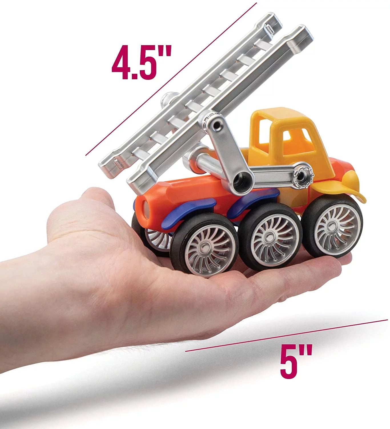 Play Brainy 42 pc. Sizetem Magnetic Toy Cars and Vehicles with Sizetorage Case for Child Ages 3 and up