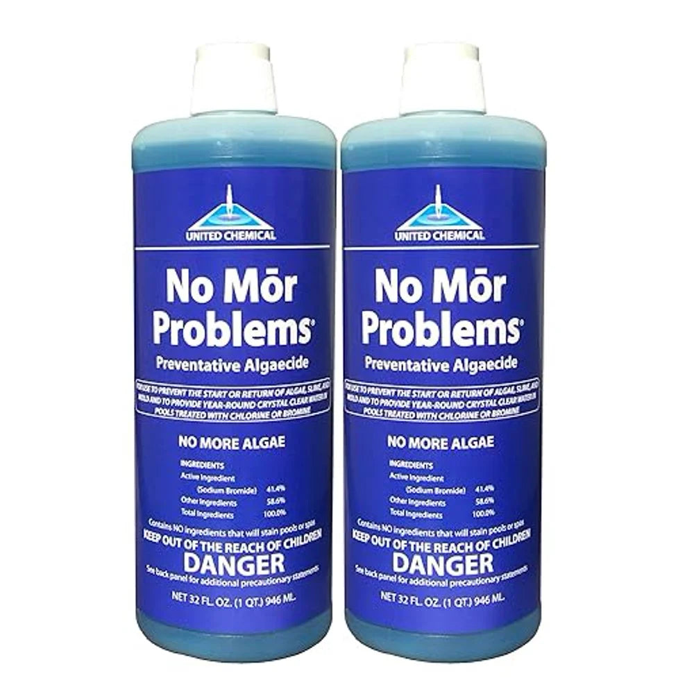 United Chemical No Mor Problems Sizewimming Pool Algaecide 1 Quart NMP-C12 2 Pack