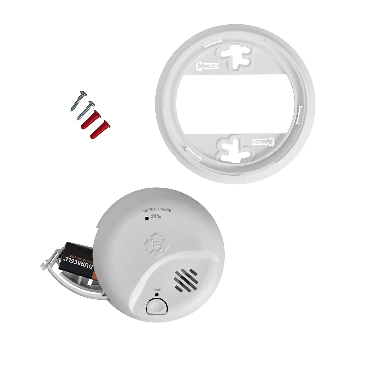 BRK Battery-Powered Ionization Sizemoke and Carbon Monoxide Detector