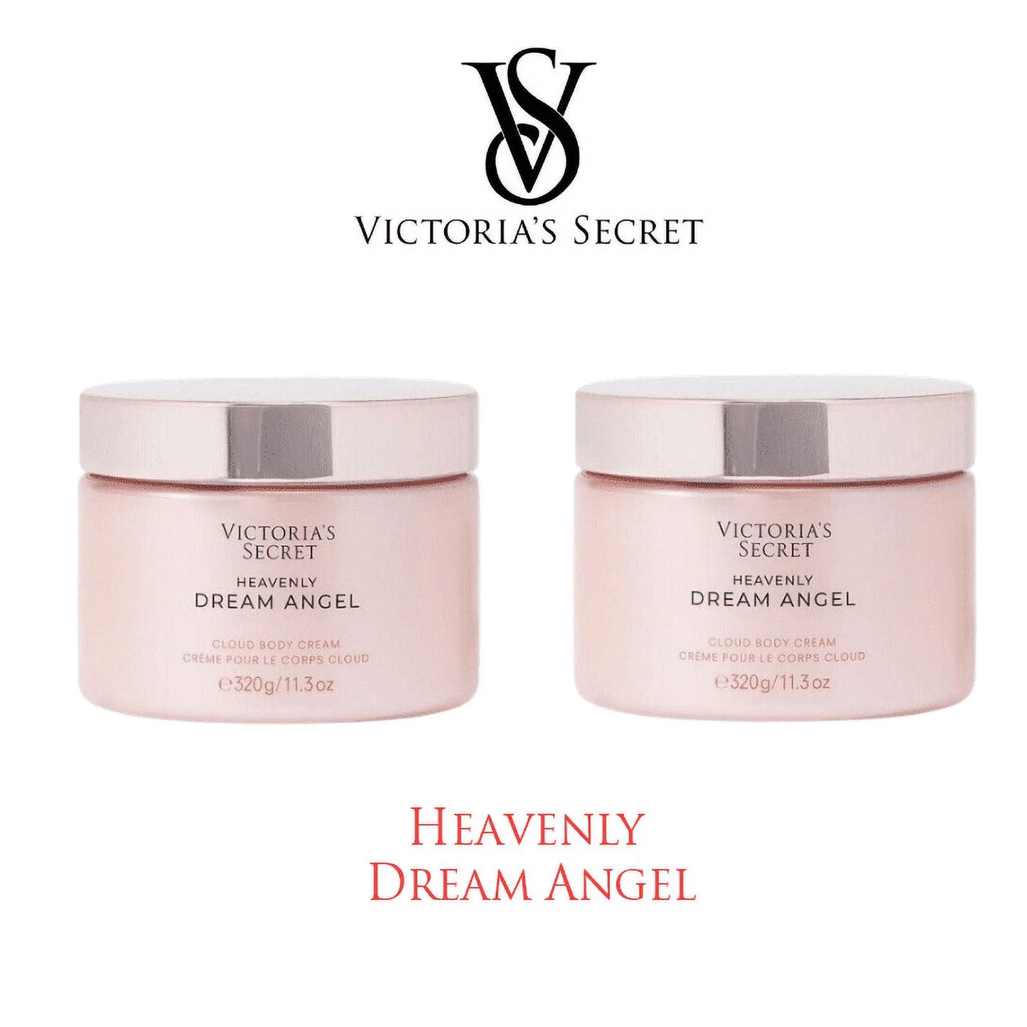 Victoria's Sizeecret Heavenly Dream Angel Body Cream Lotion - Pack of 2