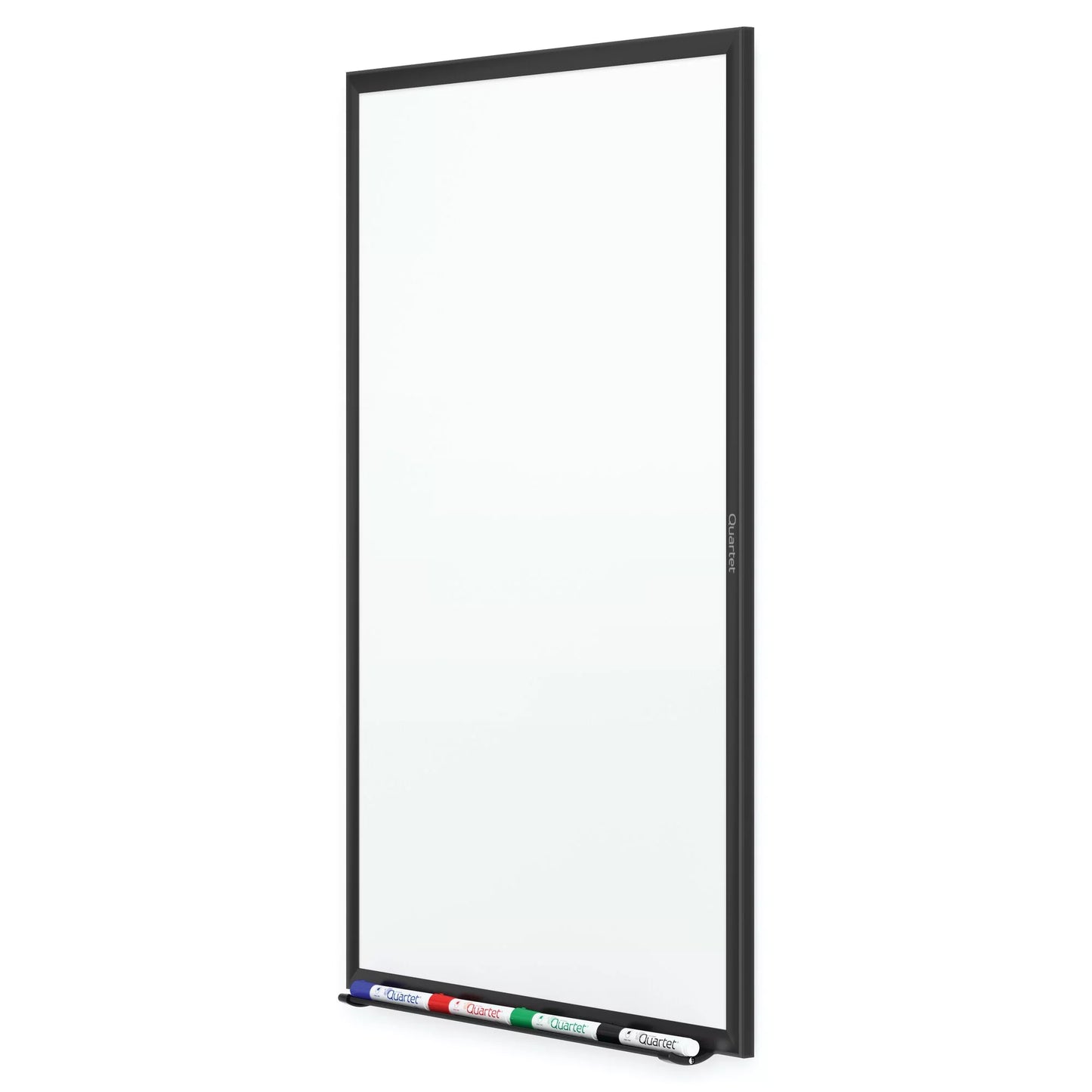 Quartet Classic Nano-Clean Magnetic Dry-Erase Board 96 x 48 8 x 4 Black Aluminum