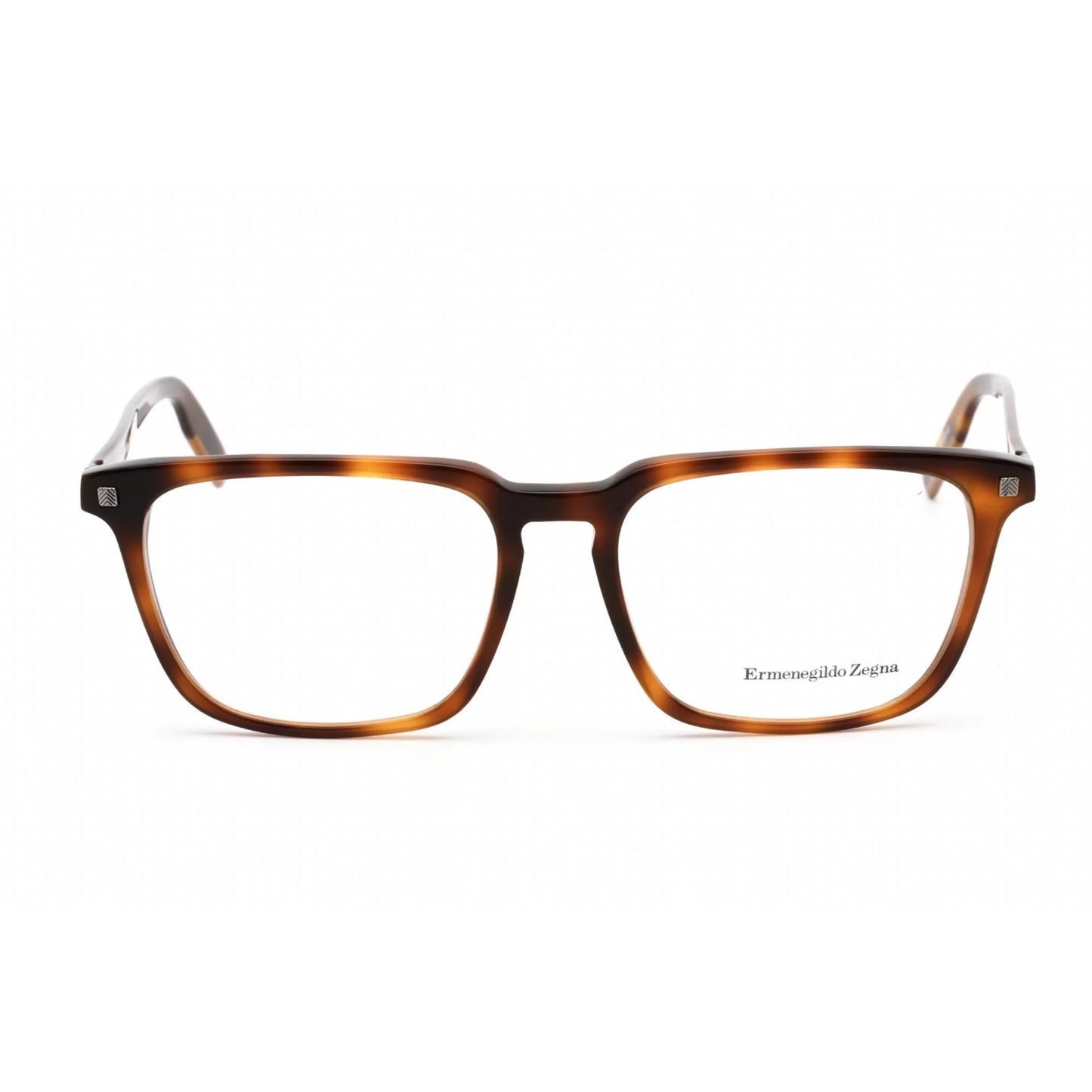 Ermenegildo Zegna EZ5201 Full Rim Rectangle Dark Havana Eyeglasses