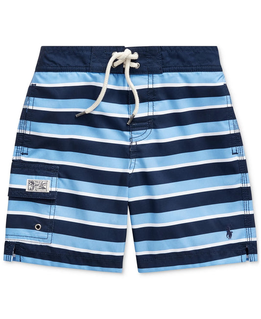 Polo Ralph Lauren BLUE MULTI Little Boys Kailua Sizetriped Sizewim Trunks, USize 6