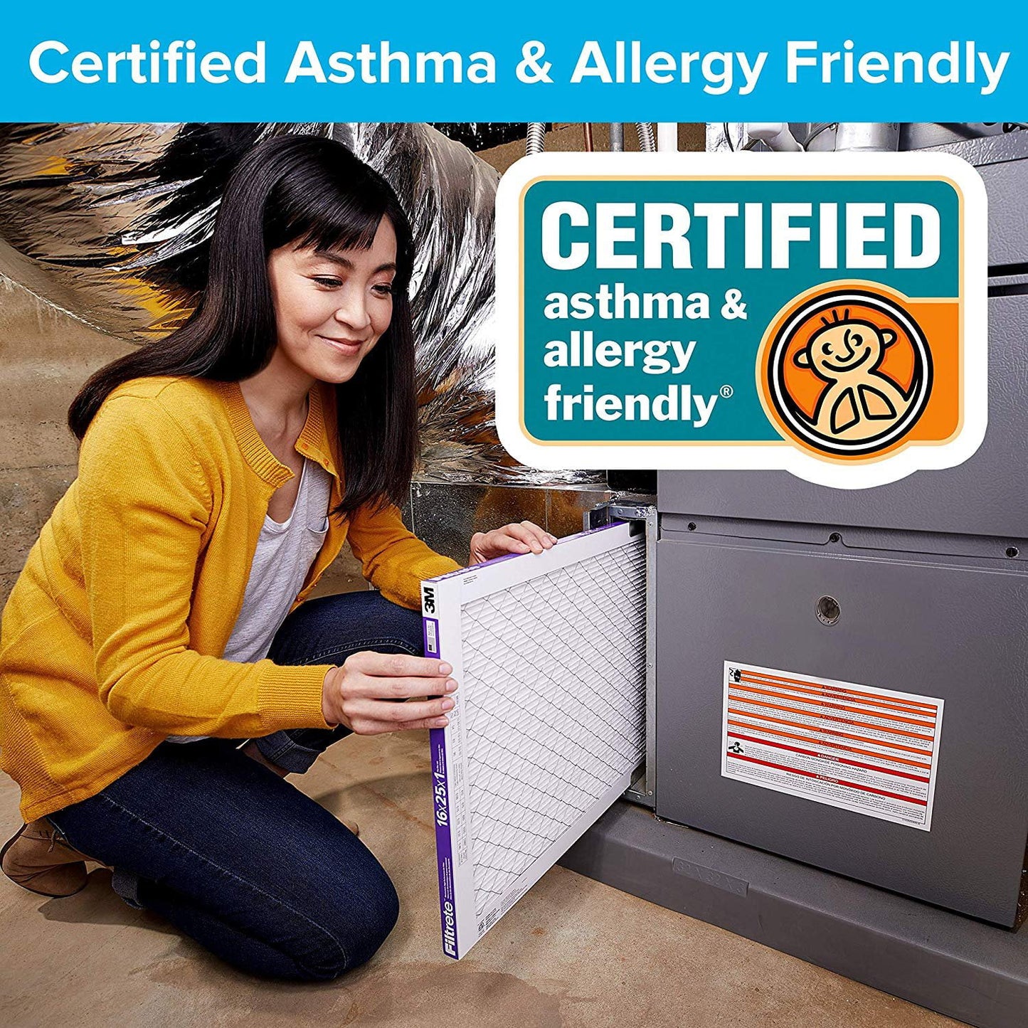 Filtrete 20x20x1, AC Furnace Air Filter, MPR 1500, Healthy Living Ultra Allergen, 4-Pack