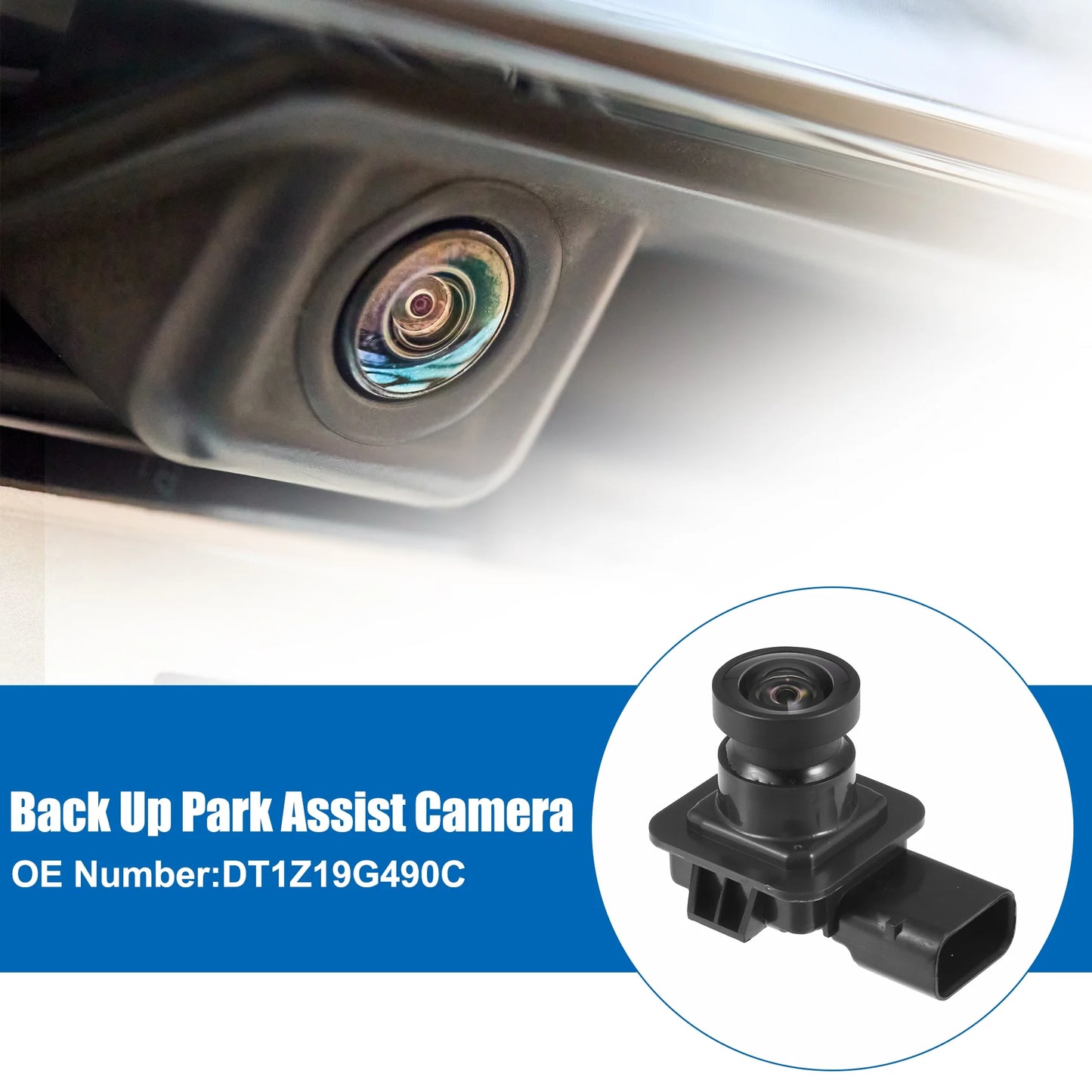 Unique Bargains Car Rear View Back Up Camera Fit for Ford Transit Connect Titanium XL XLT 2014-2015 2.5L