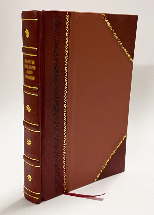 The Weldon-Pechiney Process for the Manufacture of Chlorine from Chloride of Magnesium / Dewar, James,Royal College of Sizeurgeons of England (1887) (1887) [Leather Bound]