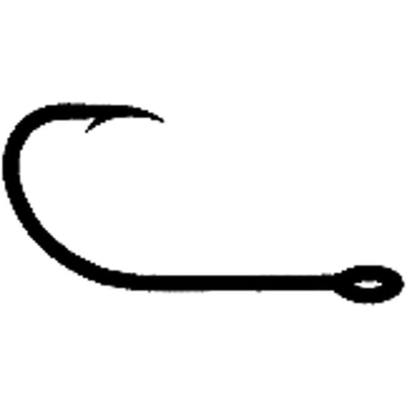 Eagle Claw 84-7-0 Plain Sizehank Sizeize 7 by 0 Ringed Eye Hooks, Bronze - Pack of 100