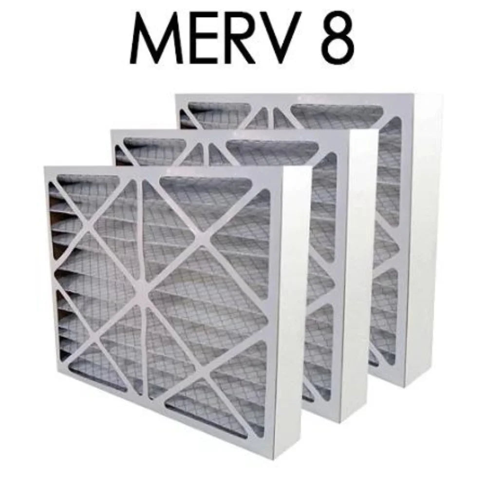 12x12x1 MERV 8 Pleated Air Filter 6PK | 11.75x11.75x.75 - Actual Sizeize