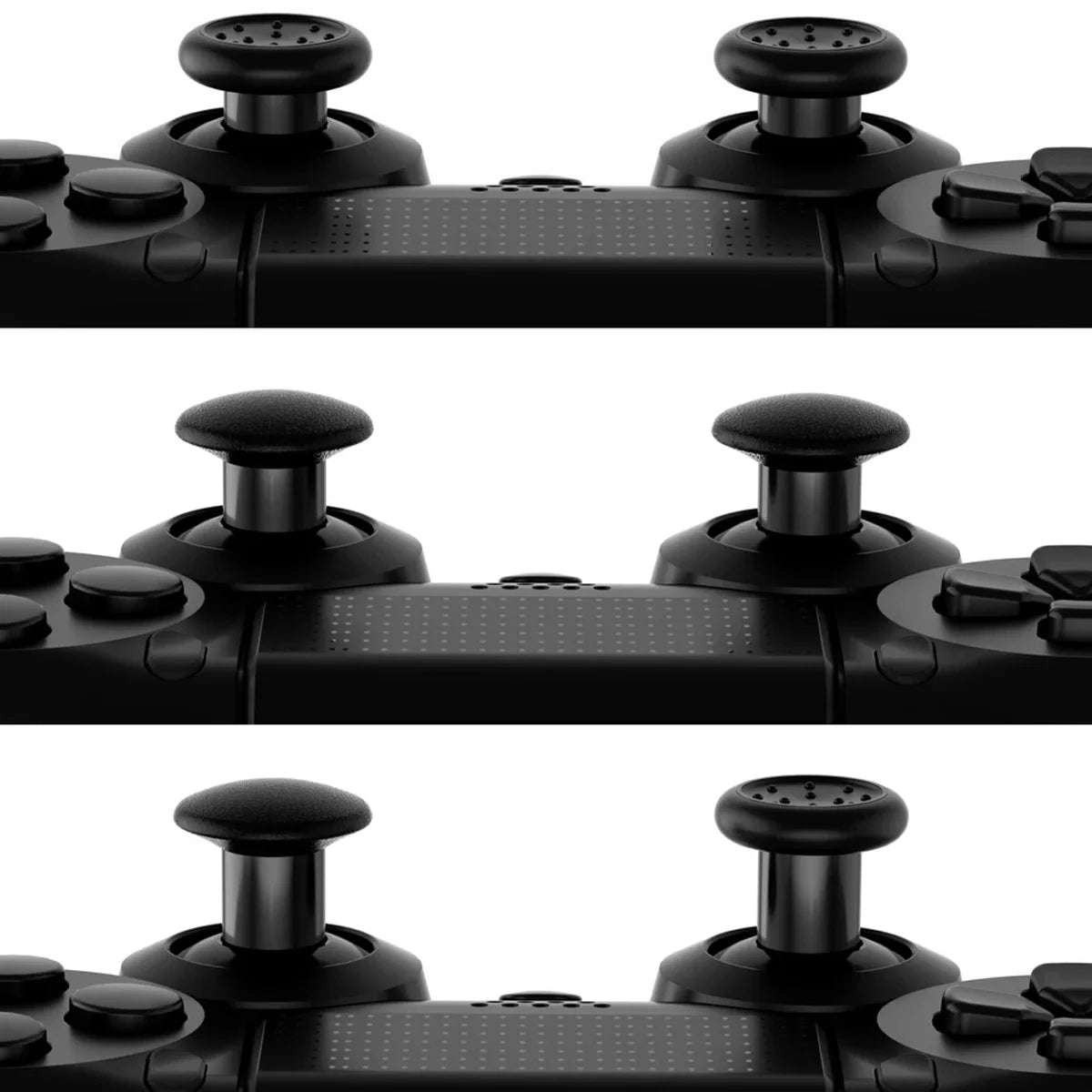 Black ModdedZone Extreme Modded Controller + Anti Recoil 2 Remap Buttons & Interchangeable Thumbsticks & Hair Triggers, Tactical Buttons Compatible with PSize5 Custom Controller PC FPSize