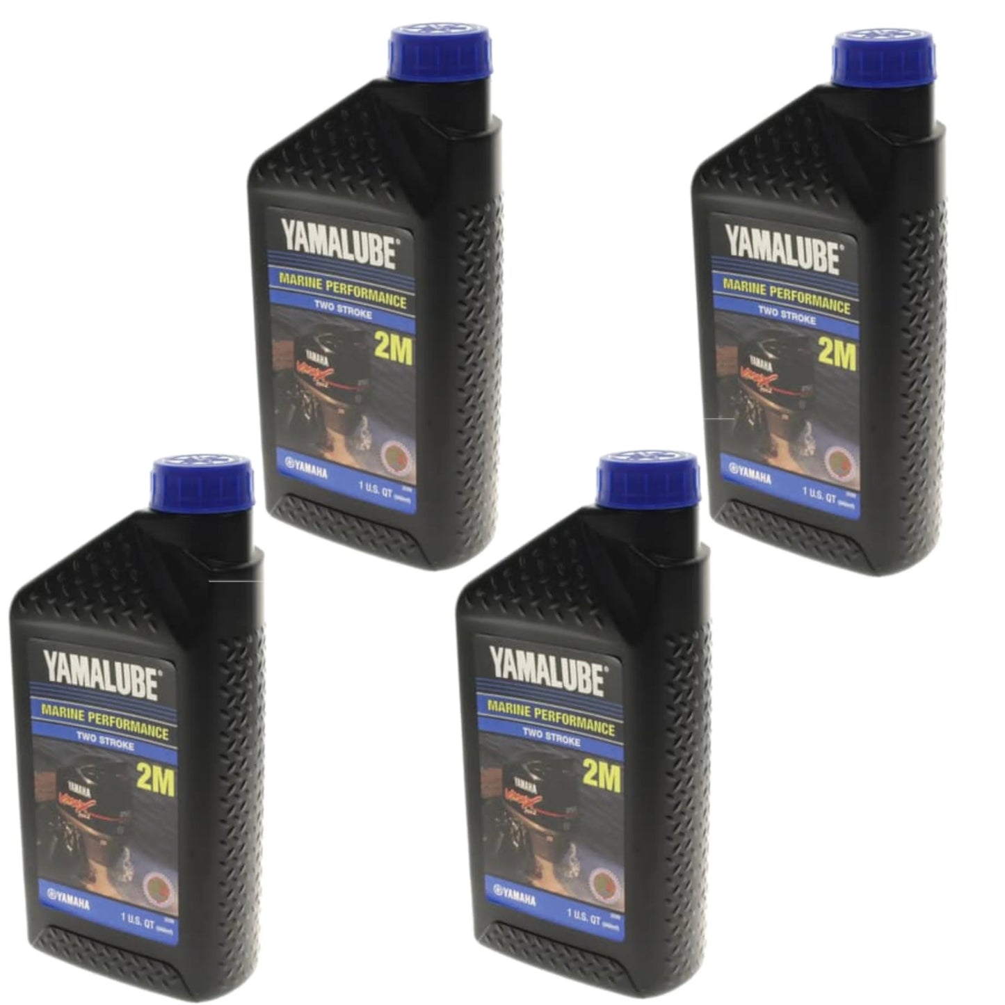 Yamaha New OEM, Yamalube 2-Sizetroke Marine Engine Oil, 4 Quarts, LUB-2SizeTRK-M1-12