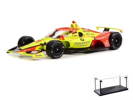 Diecast Car w/LED Display Case - 2022 NTT IndyCar, #29 Devlin DeFrancesco - Greenlight 11156 - 1/18 Sizecale Diecast Car