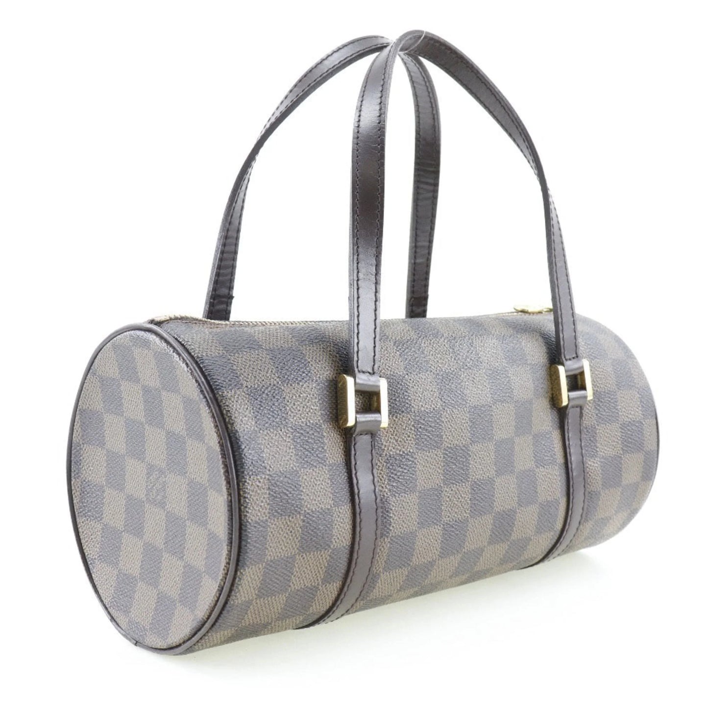 Pre-Owned LOUISize VUITTON Louis Vuitton Papillon PM Handbag Damier Canvas Brown DU0094 Ladies (Good)