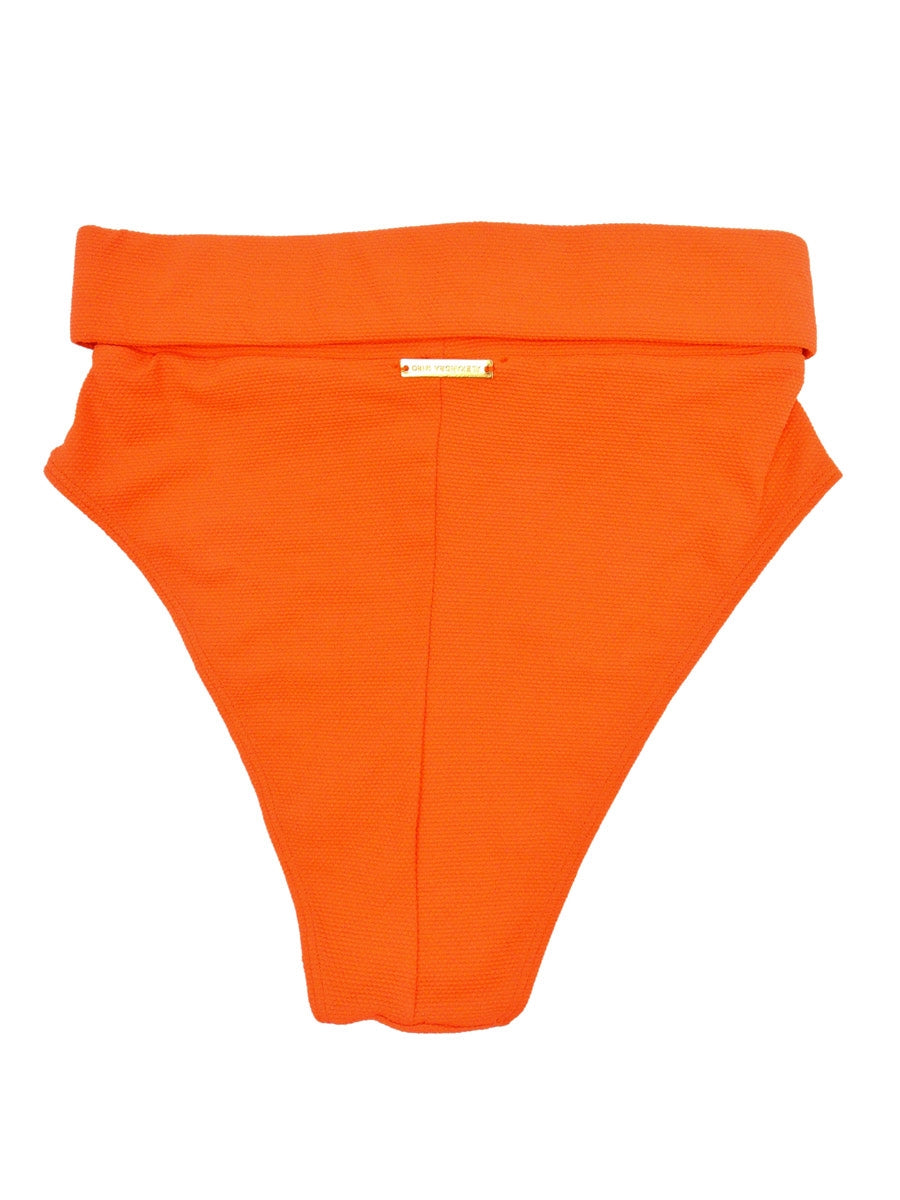 Alexandra Miro Women's Ursula High Waist Bikini Bottom (Size, Orange)