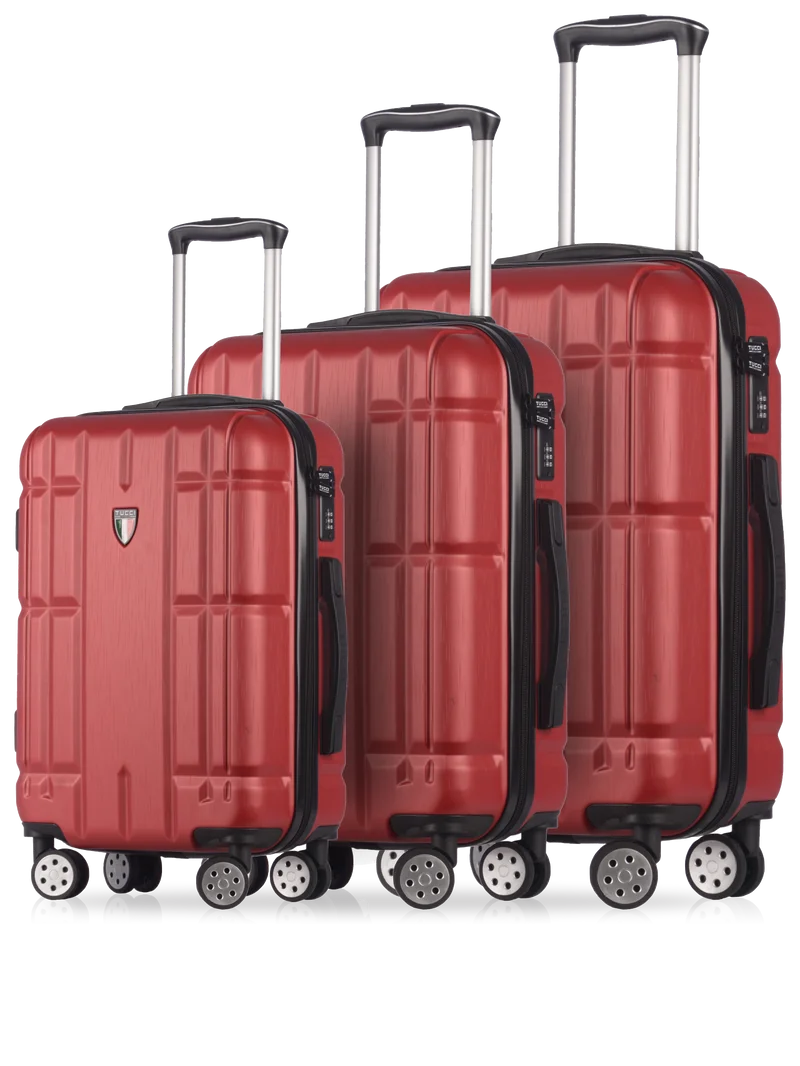 TUCCI Italy MASizeSizeA (20", 26", 30") Hardside Luggage Sizeet