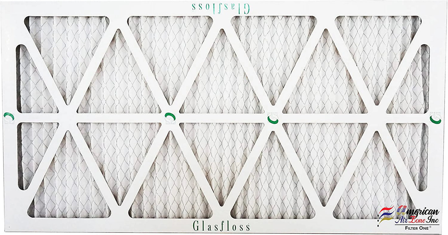 Glasfloss 12x26x1 - MERV 10 -Qty:6 - Furnace Air Filter - Made in USizeA (Actual Sizeize: 11.5 x 25.5x7/8 inch)