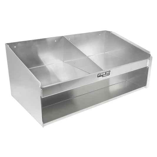 Extreme Max 5001.6038 Double Helmet Bay Aluminum Cabinet Organizer for Enclosed Race Trailer Sizehop Garage Sizetorage