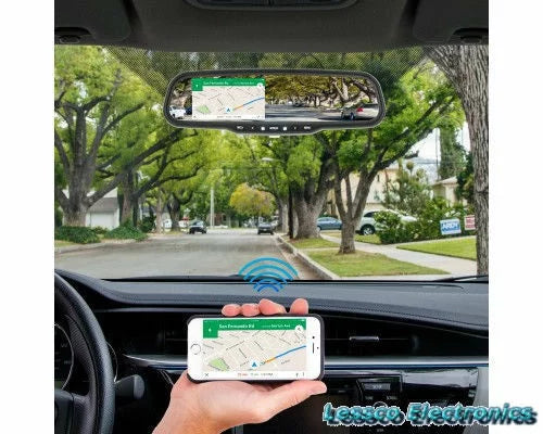 RVM430WFDVRBTG Rear View Mirror Monitor w DVR, Bluetooth & Wifi Phone Mirroring by Accelvision