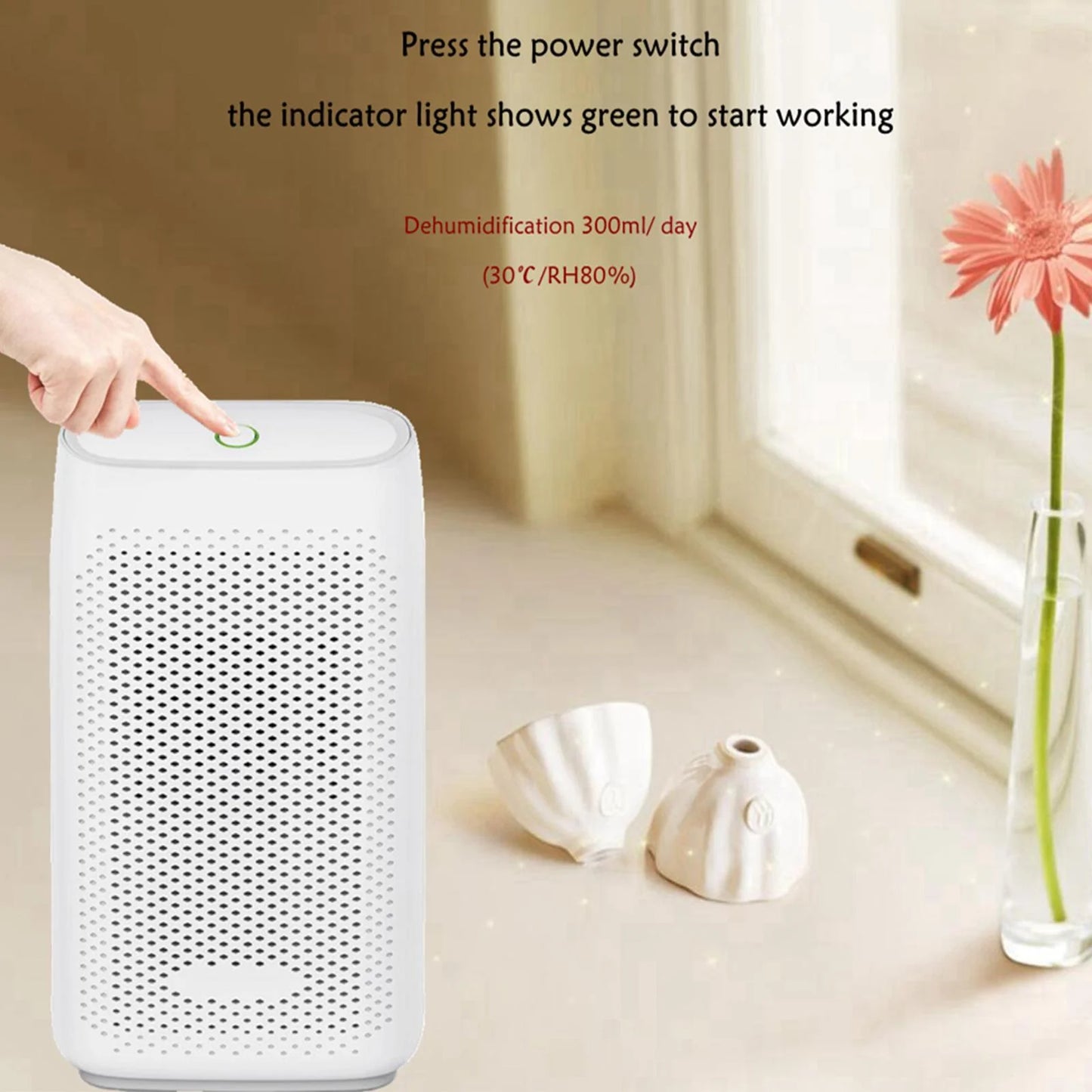 Sizemall Dehumidifier 700ml USizeB For Basement Closet Wardrobe With Sizeemiconductor Technology For Damp Air, , Moisture Energy Efficient Quiet