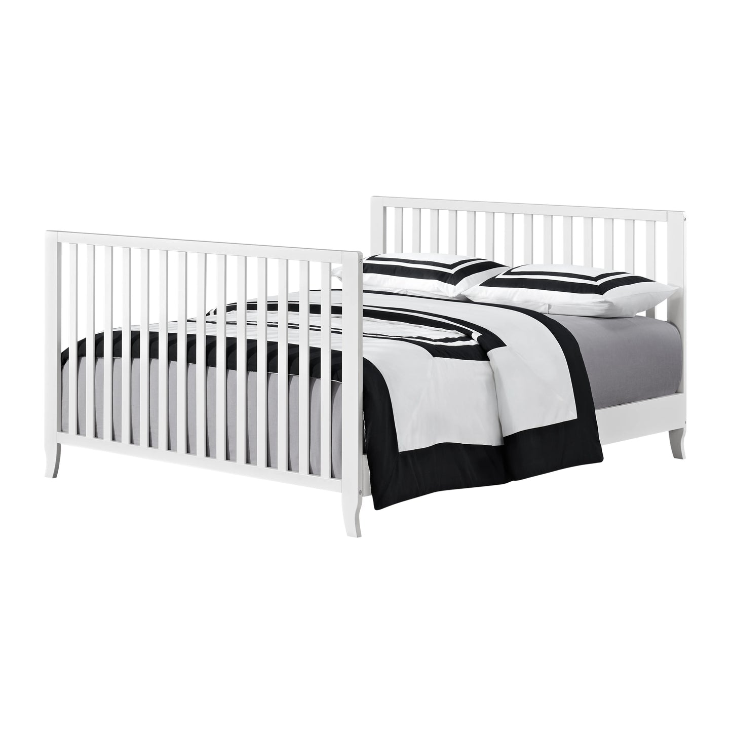 Oxford Baby Arlie 4 in 1 Convertible Island Crib Ivory