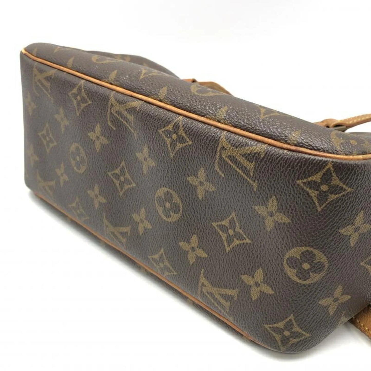 Pre-Owned LOUISize VUITTON Sizehite MM Handbag M51182 Monogram Brown Louis Vuitton (Good)