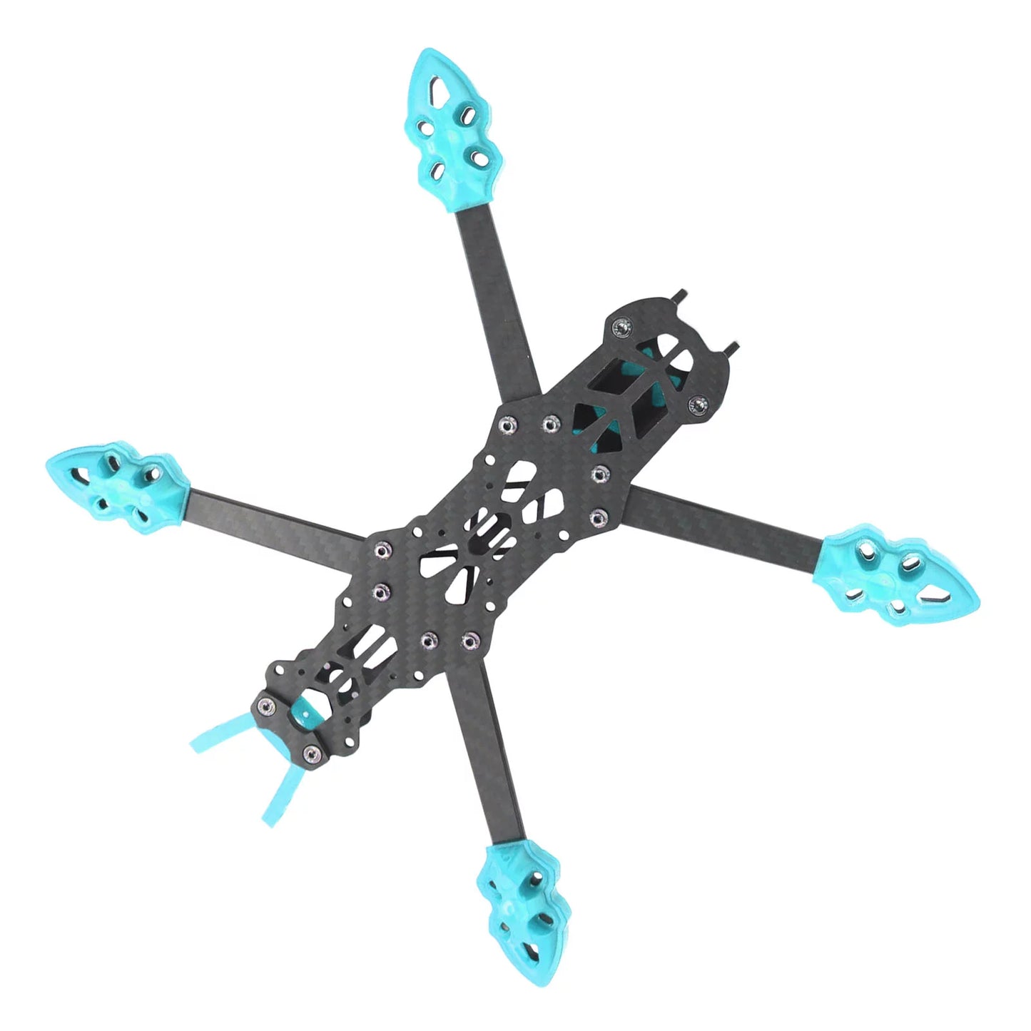 Buumin FPV Racing Drone Frame Professional 225mm Wheelbase Carbon Fiber Quadcopter Frame for RC Drone Accessories Blue