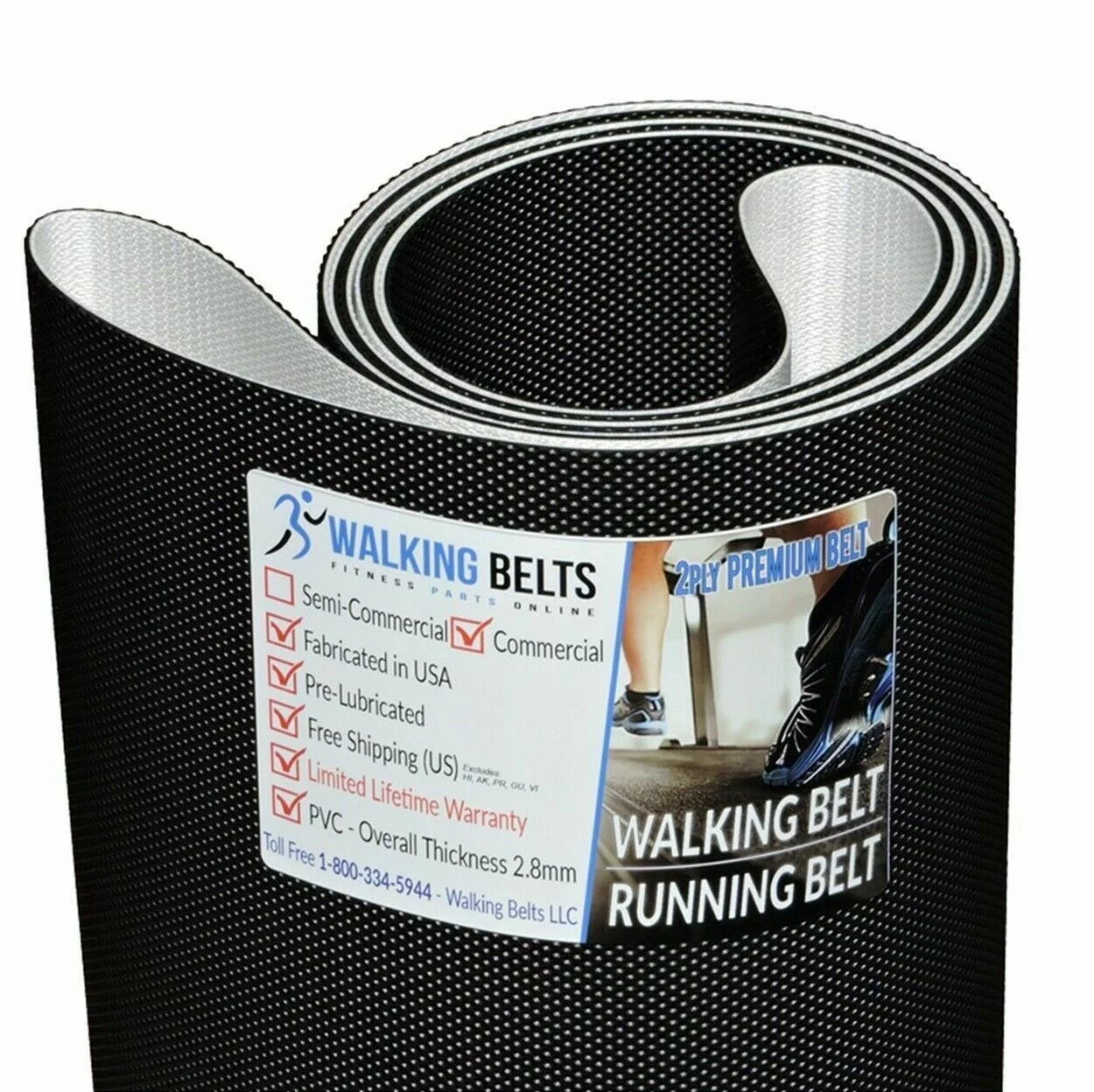 Vision T9700Size Treadmill Walking Belt 2ply Sizeerial TM52