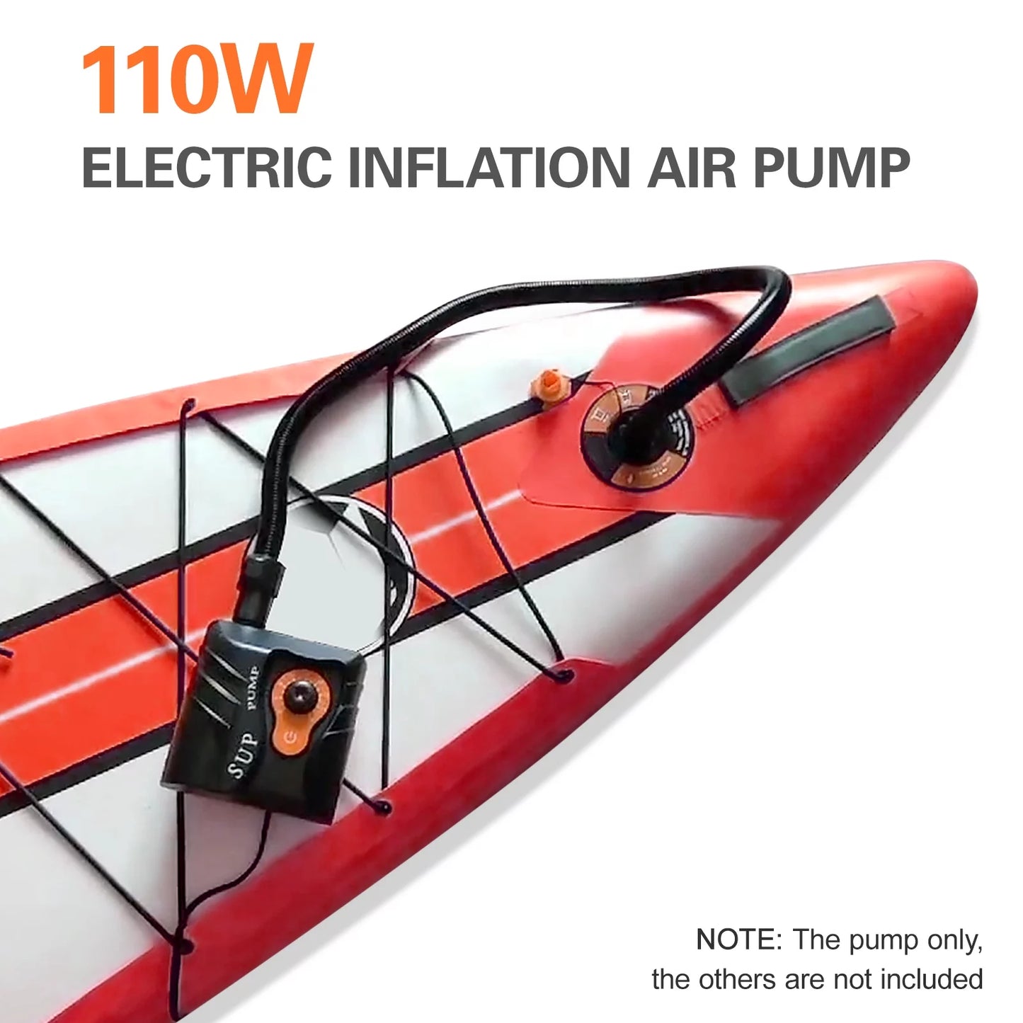 Goolrc Inflation Pump 16 PSizeI Electric Air Pump with 6PCSize Nozzles for Inflatables and Boats