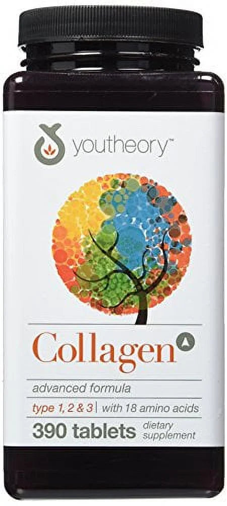 Youtheory Collagen Advanced Formula Tablets - 390 ct