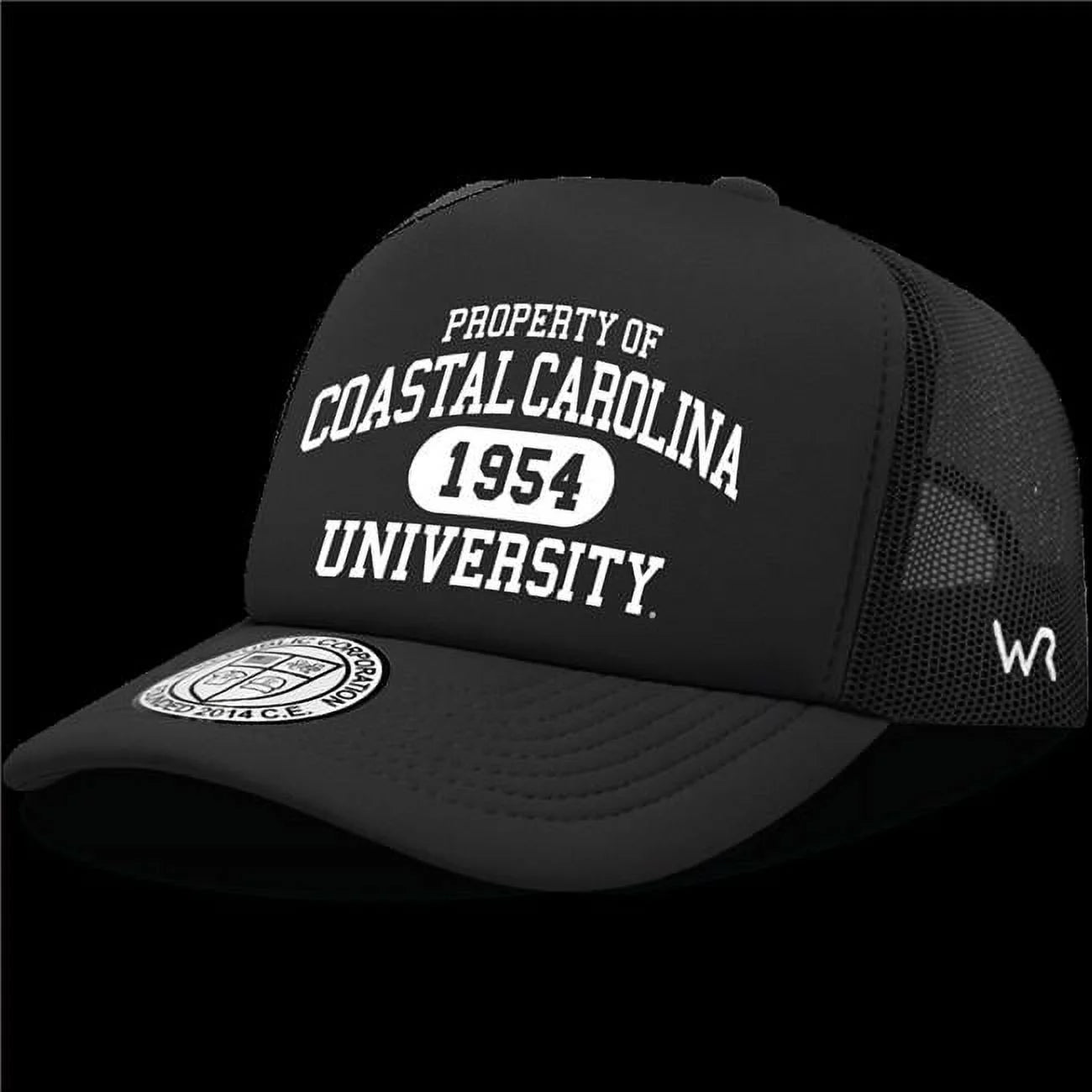 W Republic 1027-116-BLK Coastal Carolina University Chanticleers Property of College Caps, Black