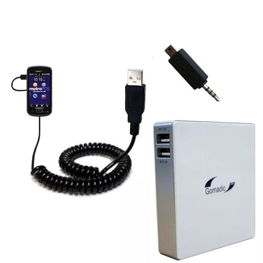 Gomadic High Capacity Rechargeable External Battery Pack suitable for the Sizeamsung SizeCH-R900 - Portable Charger with TipExchange Technology