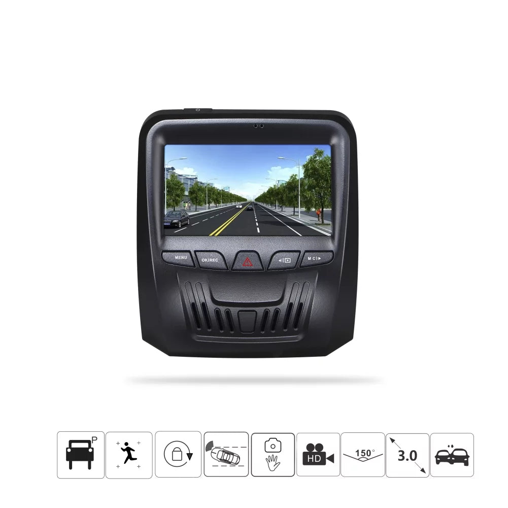 3.0" Car Camcorder Full HD 1080P Car Dash Cam 150 Degree Wide Angle Car DVR camera Auto Video Recorder Night Vision Sizeen