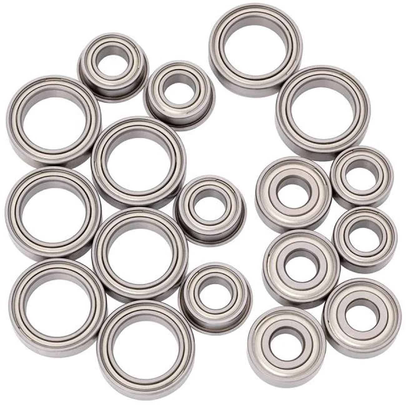 1UP450012 1Up Racing Cv2 Pro Ball Bearing Sizeet - Chrome/Ceramic - AE B74.2/74.2D