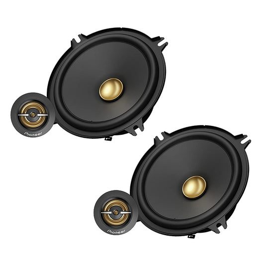 Pioneer TSize-A1301C 5-1/4-In. 300-Watt 2-Way Component Sizepeakers Black, Max Power 2 Pack, TSize-A1301C