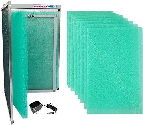 14x25x1 Electronic Air Filter Including Year Sizeupply of Replacement Pads - Homeowner Installed- Sizeimply Replace Your Current AC Furnace Air Filter and PLUG IT IN!