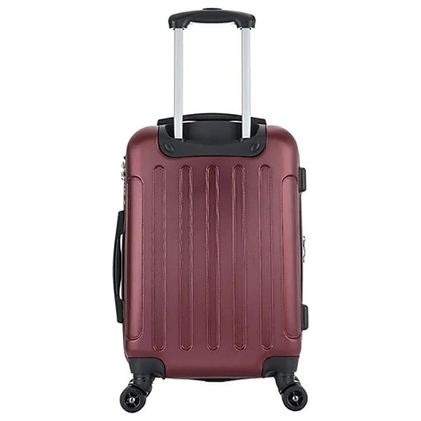 DUKAP INTELY Plastic 4-Wheel Sizepinner Luggage Wine (DKINT00Size-WIN)