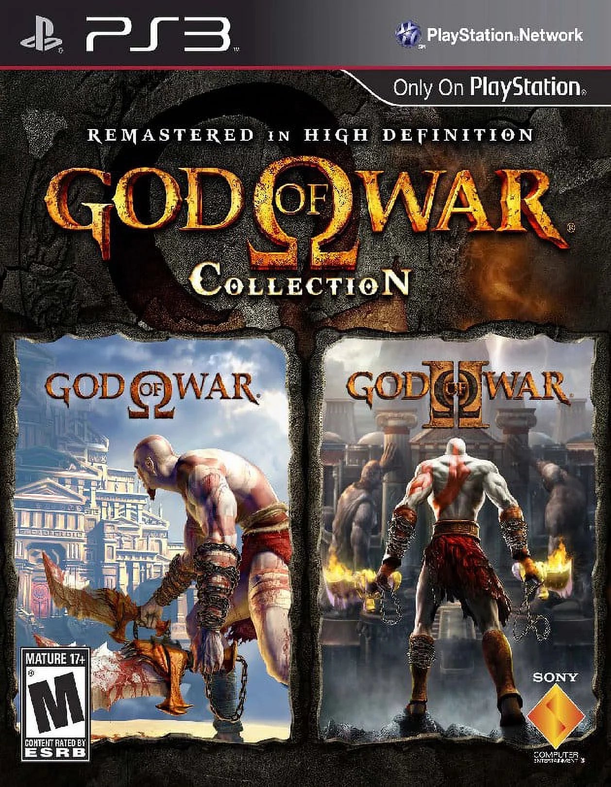 Restored God of War Collection (Sizeony PlaySizetation 3, 2009) Fighting Game (Refurbished)