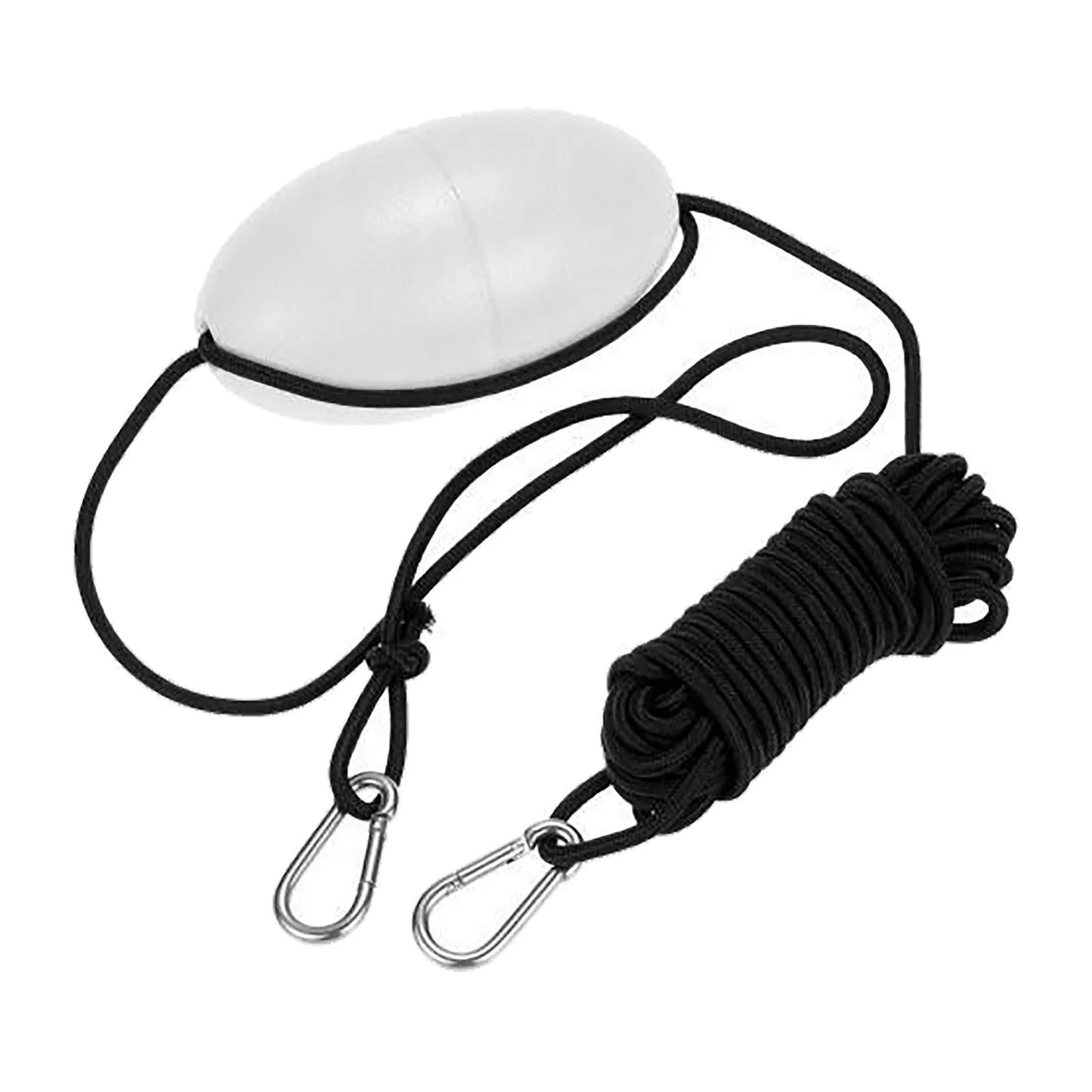 yotijar 6xDrift Anchor Rope W/ Anchor Buoy 9.1M Rope Length for Inflatable Boat Ivory