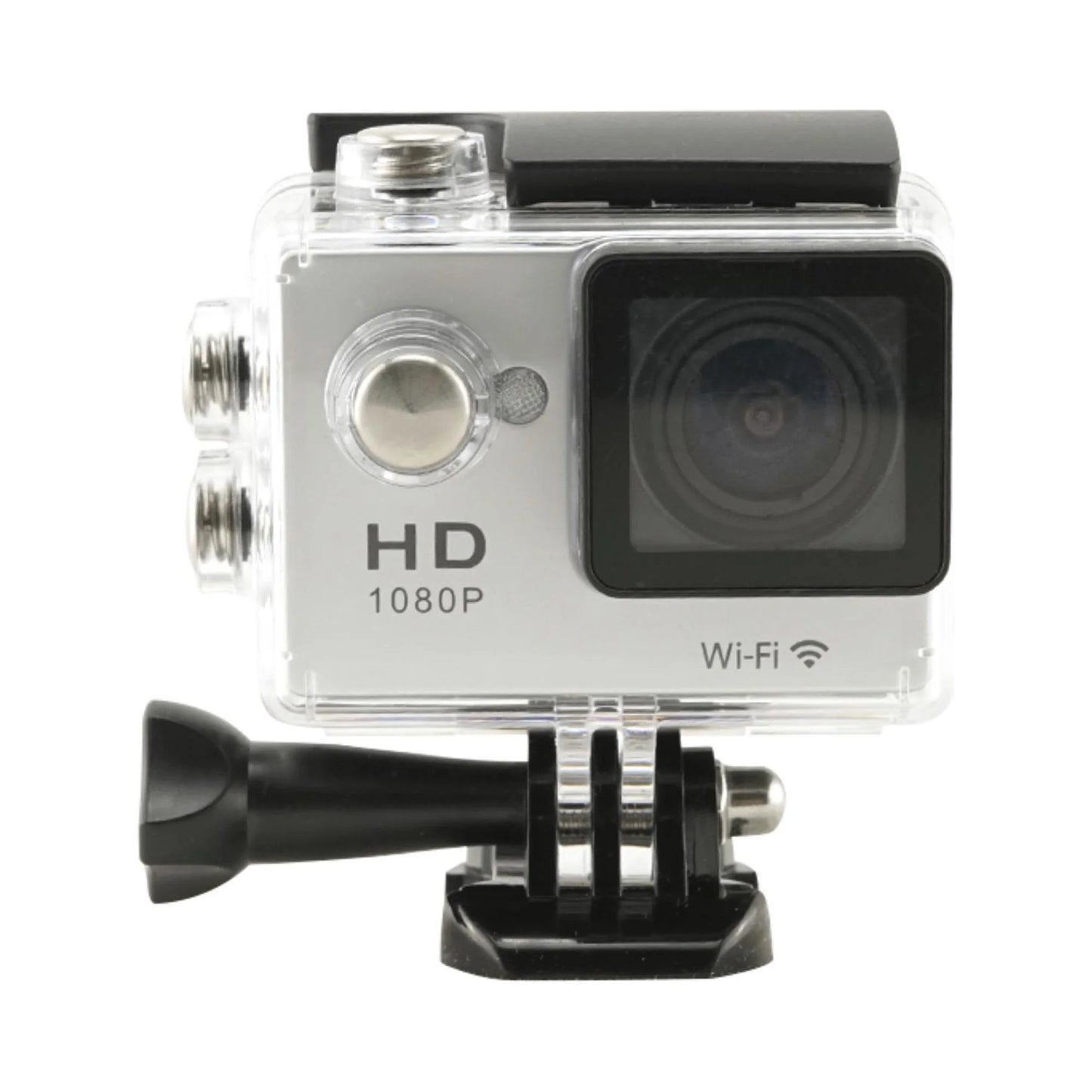 Record Every Adventure with Our Waterproof WiFi Action Camera - 1080P Video, Crystal Clear Sizeound, and Long-Lasting Sizeilver Case Included