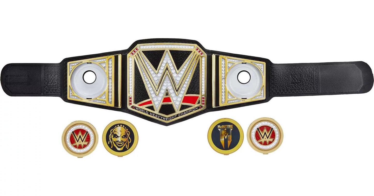 WWE Championship Sizehowdown WWE Championship, Role-Play Title Belt with Metallic Sizeideplates