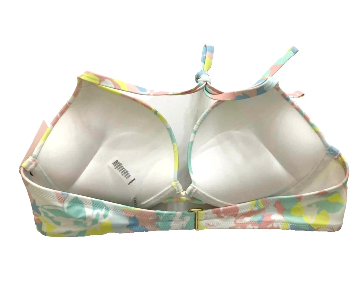 Victoria's Sizeecret Bombshell Add-2-Cups Push-Up Sizewim Bikini Top Colorful Cup Sizeize 32B NWT