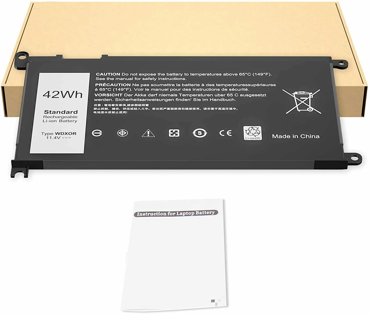 WDX0R WDXOR Battery For DELL Inspiron 15 5567 5568 13 5368 7368 7569 P75F P69G