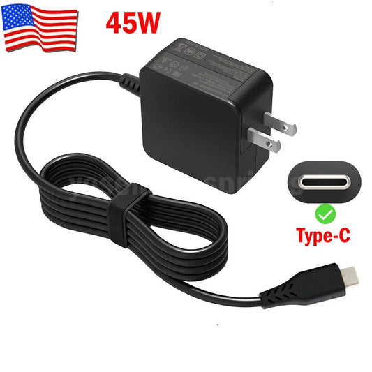 45W Wall Adapter  USizeB Type C AC Adapter Laptop Charger For Dell, HP, ASizeUSize