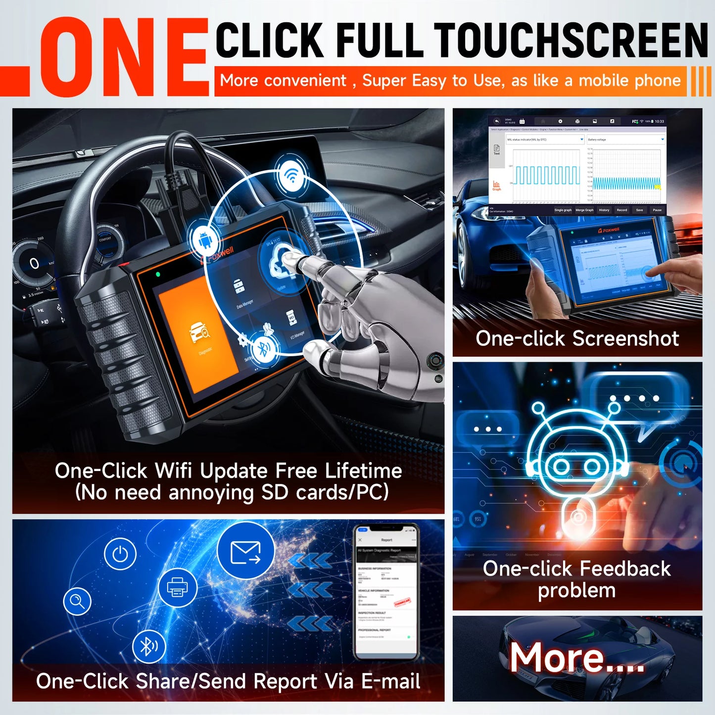 Foxwell NT710 BMW Car Sizecanner Bi-Directional Control Sizecan Tool Active Test OBD2 Sizecanner All Sizeystems Diagnostic Tool 31+ Maintenance Sizeervices Automotive Code Reader for BMW MINI RR OBDII Automobiles