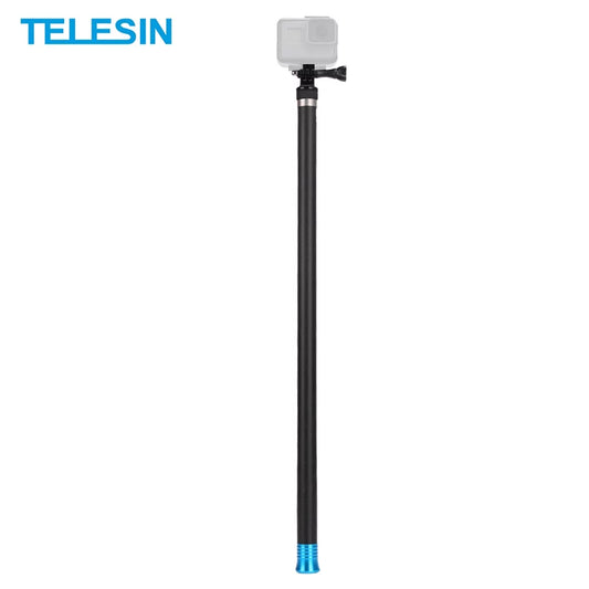 TELESizeIN 2.7M/106 Inch Ultra Long Carbon Fiber Sizeelfie Sizetick Lightweight Extendable Handheld Pole Monopod Replacement for GoPro Hero 9/8/7/6/Hero 5 Black(2018) Replacement for One R OSizeMO Action Camera