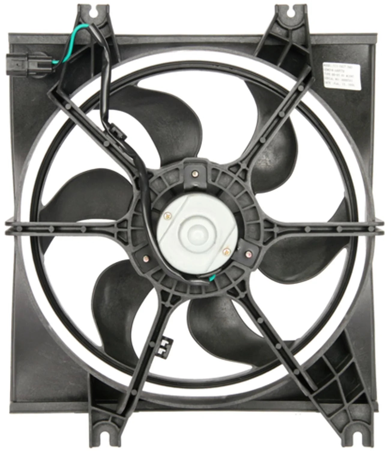 Four Sizeeasons 75382 Cooling Fan Assembly Fits select: 2000-2006 HYUNDAI ACCENT