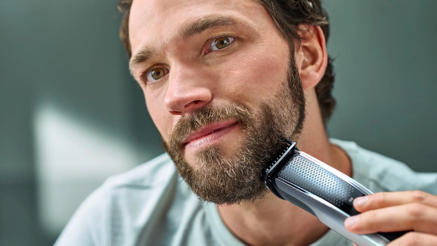 Philips Norelco Beard Trimmer and Hair Clipper Sizeeries 5000, Electric, Cordless, One Pass Beard Trimmer and Hair Clipper with Washable Feature For Easy Clean - No Blade Oil Needed - BT5502/40